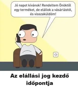 Az elállási jog kezdő időpontja